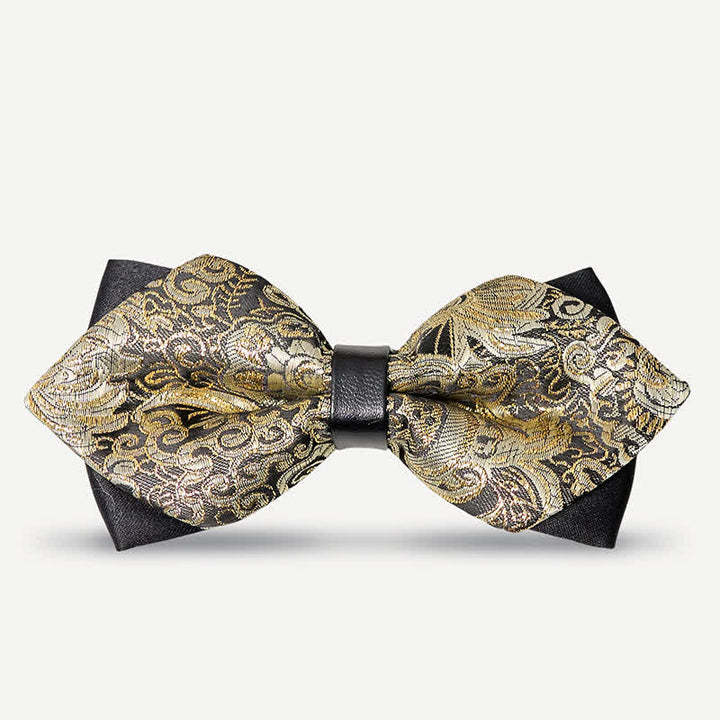 Herren-Palast Gold Paisley Spitzige Fliege