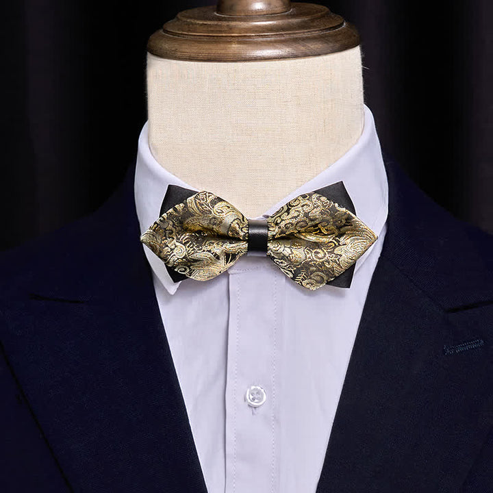 Herren-Palast Gold Paisley Spitzige Fliege
