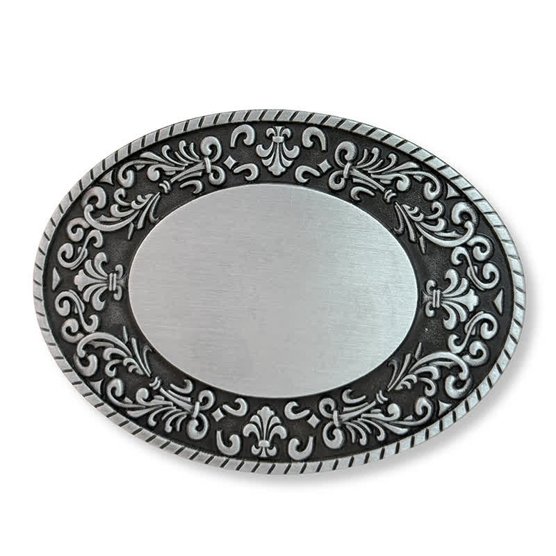 Runder Ledergürtel mit individuell graviertem Namen und Monogramm - Silber - Ohne Gürtel - Nicht im Lieferumfang enthaltener Gürtel - image 2