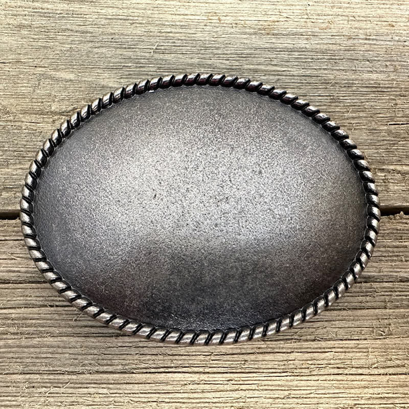 Antike Farbe Runde Custom Name Monogramm DIY Schnalle Ledergürtel - image 2