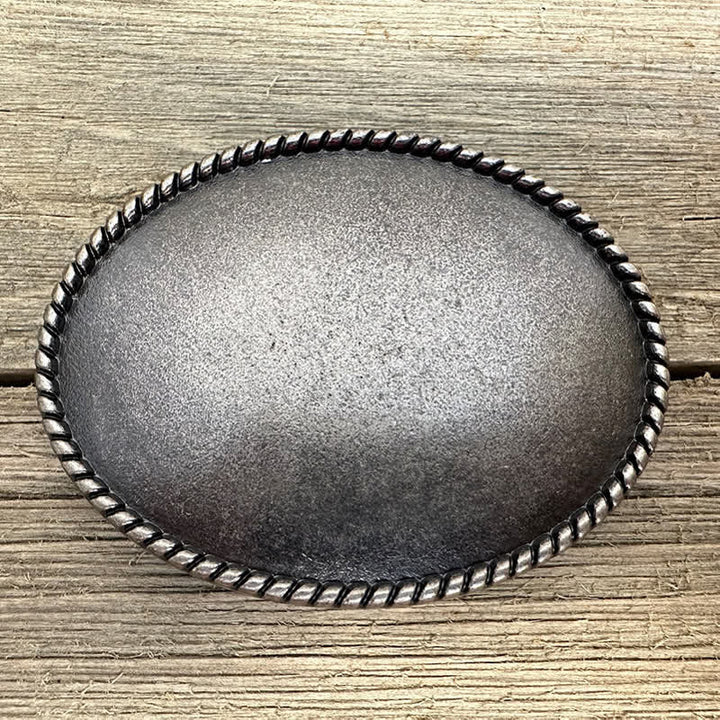 Antike Farbe Runde Custom Name Monogramm DIY Schnalle Ledergürtel - image 2