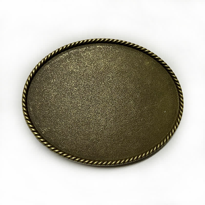 Antike Farbe Runde Custom Name Monogramm DIY Schnalle Ledergürtel - Antike Bronze - Ohne Gürtel - Nicht im Lieferumfang enthaltener Gürtel - image 4
