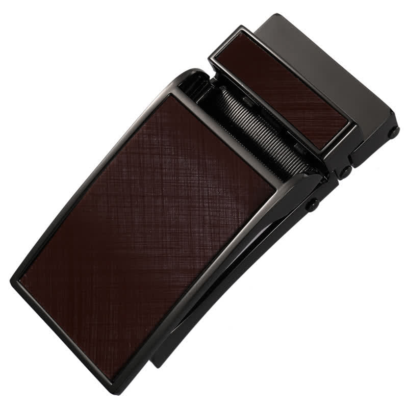 Schwarzer personalisierter Ledergürtel mit automatischer Schnalle - Kaffee-Custom - Ohne Gürtel - Nicht im Lieferumfang enthaltener Gürtel - image 4