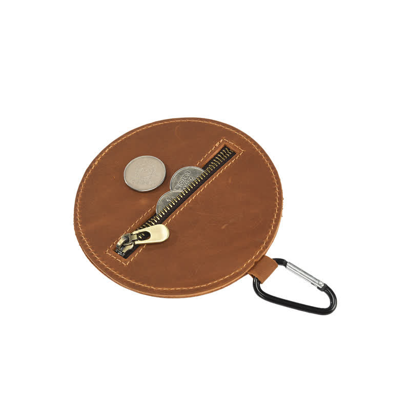Western Cowboyhut Form Retro Münztasche aus Leder