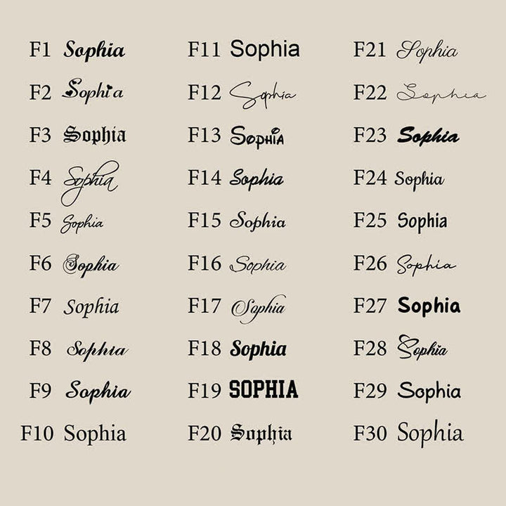Benutzerdefinierte Perlen Personalisiertes Symbol Name Seil Armband