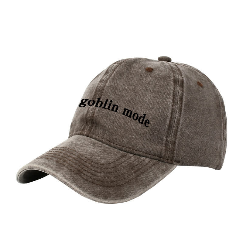 Goblin Mode Bestickte verstellbare Baseballkappe