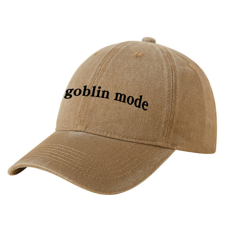 Goblin Mode Bestickte verstellbare Baseballkappe