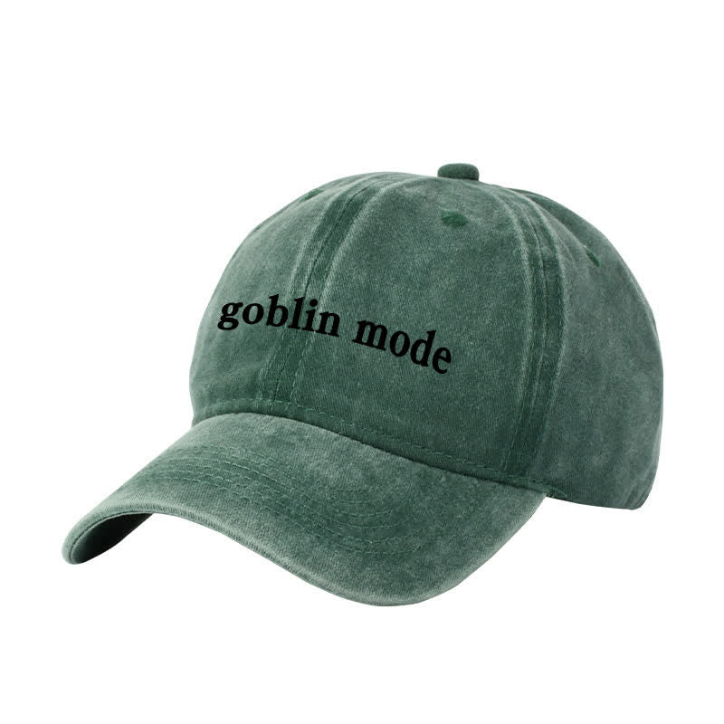 Goblin Mode Bestickte verstellbare Baseballkappe