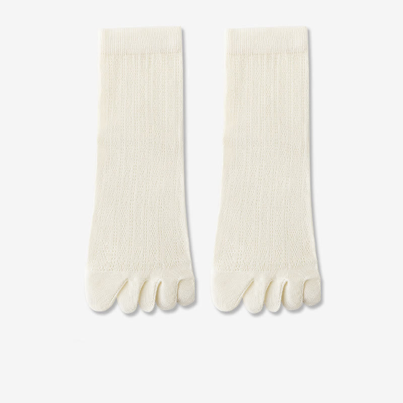 Dünne Fünf-Finger-Sommersocken aus Netzstoff für Damen