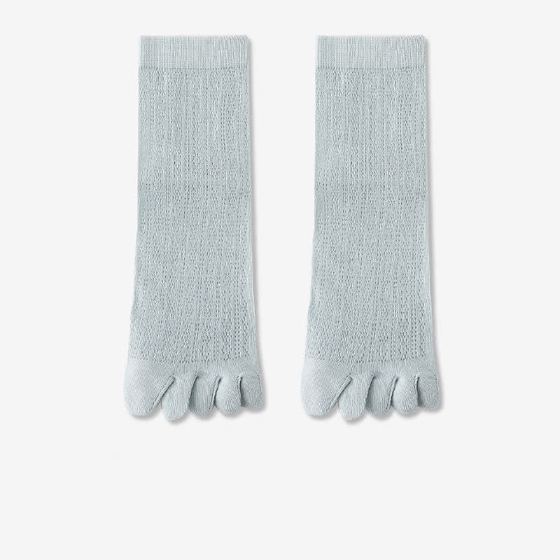 Dünne Fünf-Finger-Sommersocken aus Netzstoff für Damen