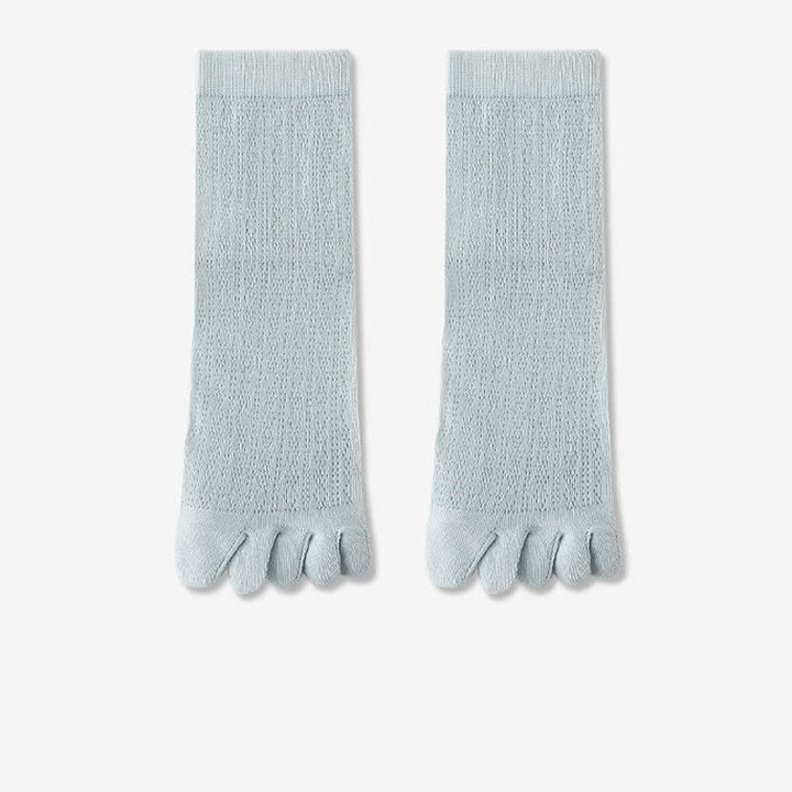 Dünne Fünf-Finger-Sommersocken aus Netzstoff für Damen