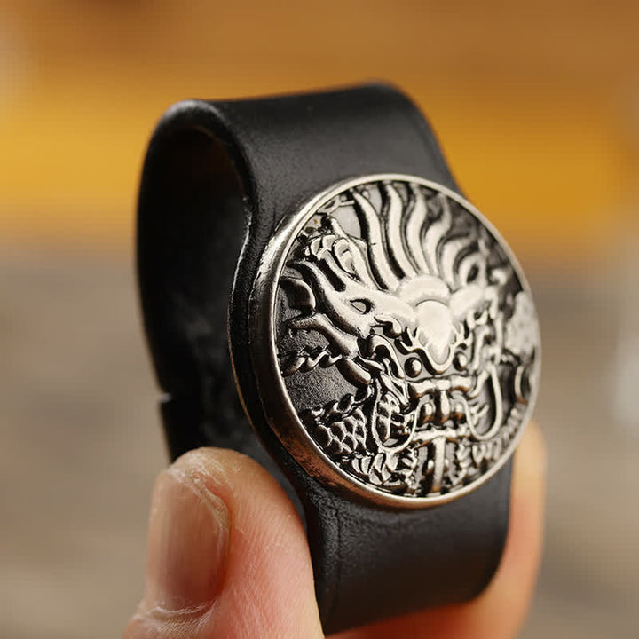 Taillendekoration Echtleder Gürtelschlaufe Befestigungsring