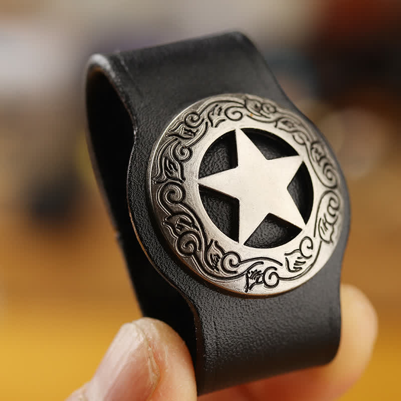 Taillendekoration Echtleder Gürtelschlaufe Befestigungsring