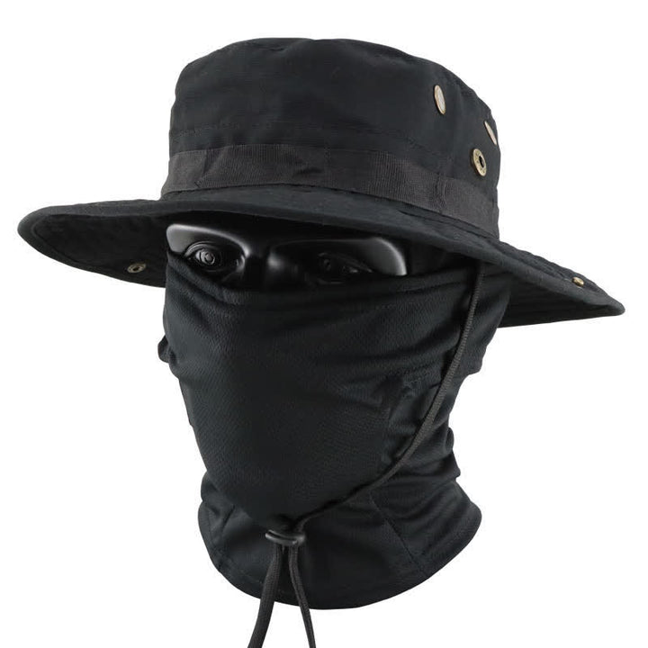 2 Stück Herren Kopfbedeckung Gesichtsmaske Camouflage Taktischer Eimerhut