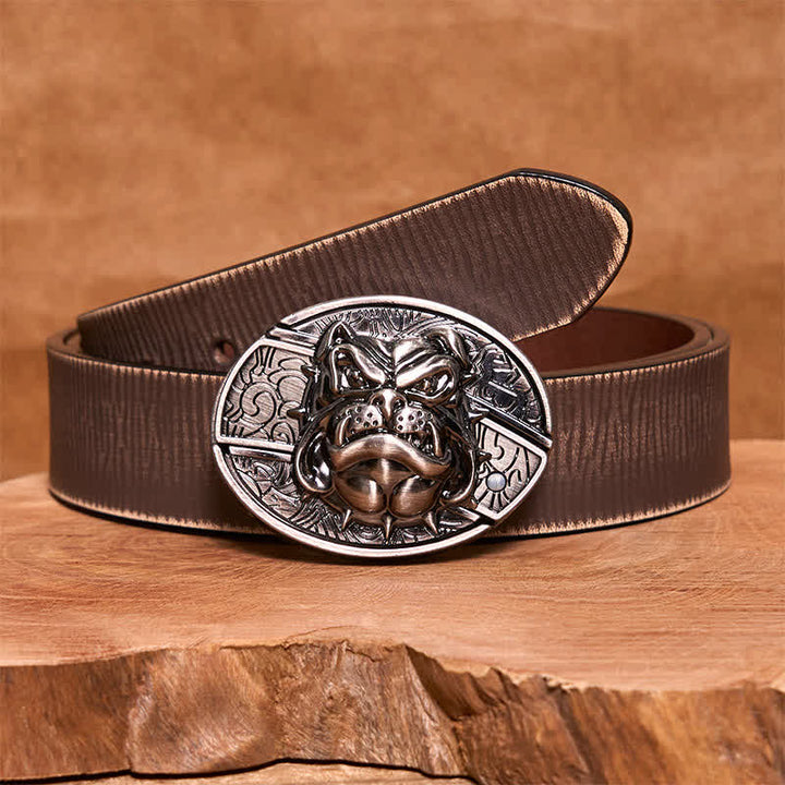 DIY Fierce Dog versteckter Klappmesser-Ledergürtel für Herren