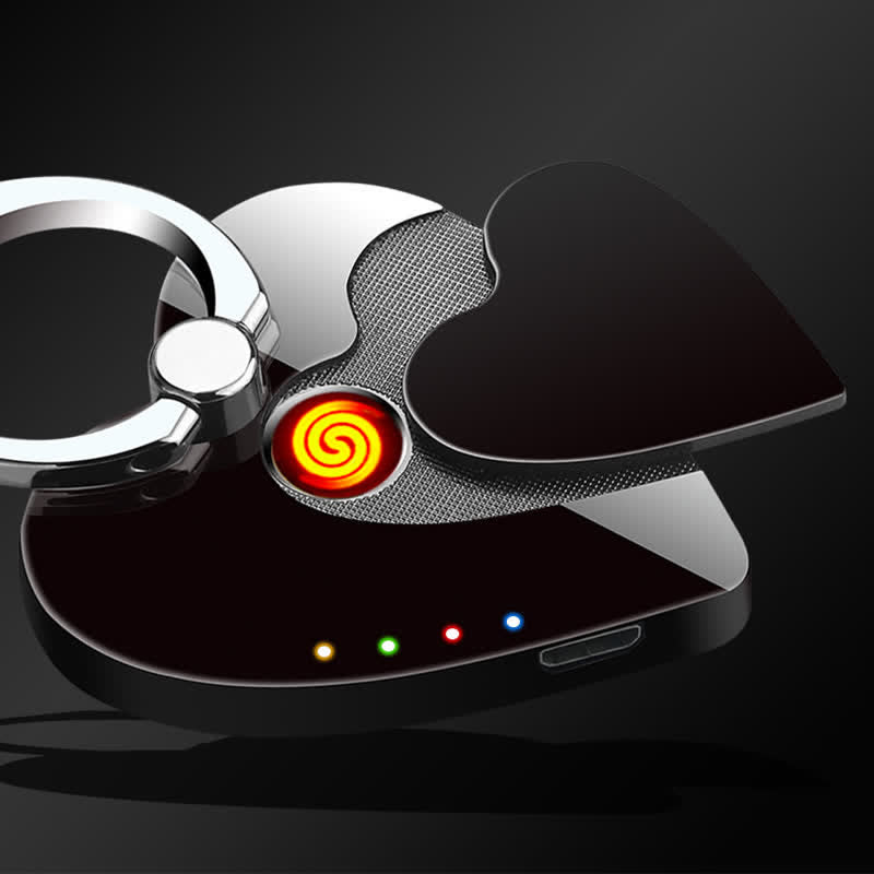 Herz-Telefonständer Ringschnalle, tragbares elektrisches Feuerzeug