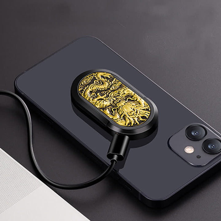 Dragon Tiger Telefonhalter Ringschnalle, tragbares elektrisches Feuerzeug