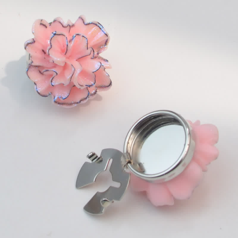 1 Paar Hemdknopfabdeckungen mit Mini-Perlen und Eulenmotiv zum Aufstecken - Rosa - image 9
