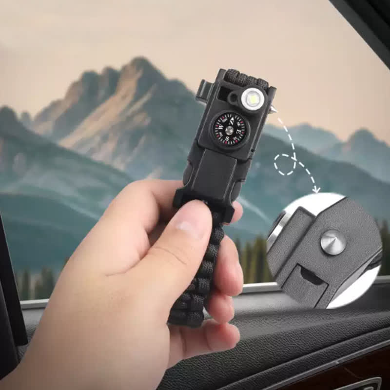 13-in-1-Armband mit taktischem Survival-Multitool und verstecktem Messer