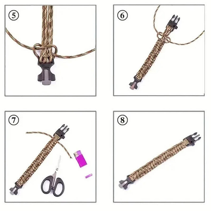 13-in-1-Armband mit taktischem Survival-Multitool und verstecktem Messer