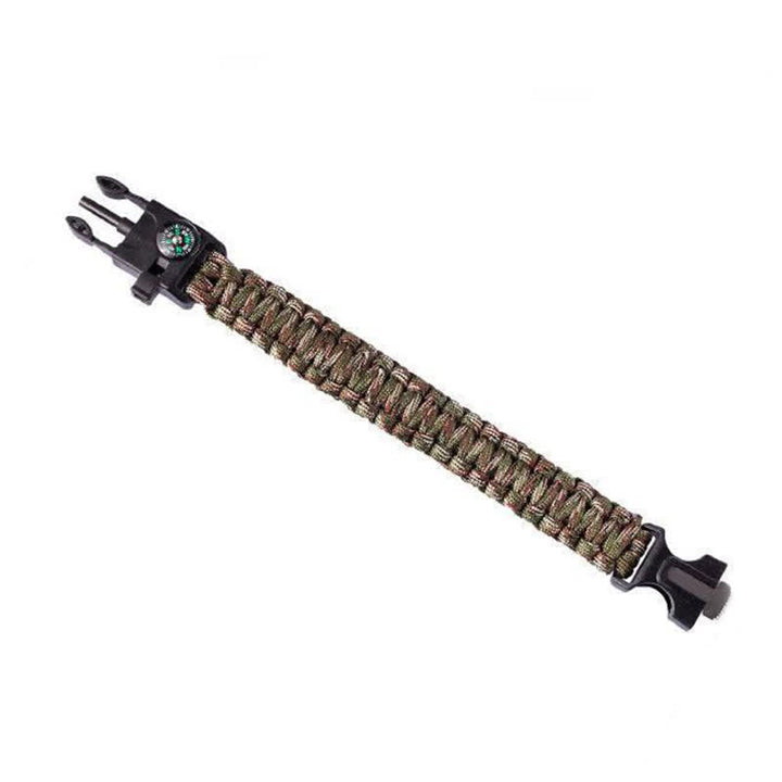 5 in 1 Survival Kompass Pfeife Multifunktions-Kit Armband