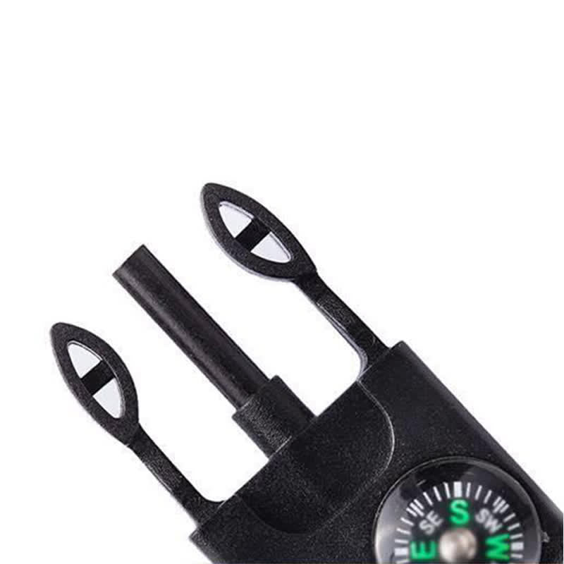 5 in 1 Survival Kompass Pfeife Multifunktions-Kit Armband