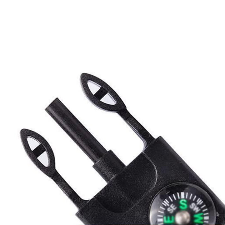 5 in 1 Survival Kompass Pfeife Multifunktions-Kit Armband