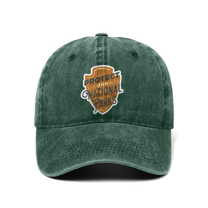 Camping Schützen Sie unsere Nationalparks Verstellbare Baseballkappe