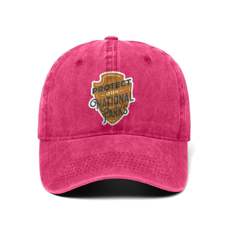 Camping Schützen Sie unsere Nationalparks Verstellbare Baseballkappe