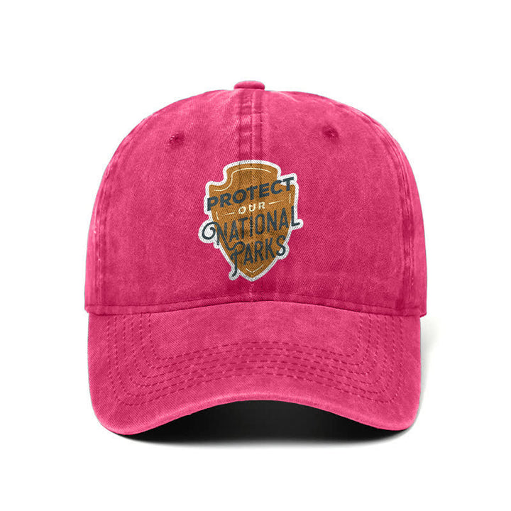 Camping Schützen Sie unsere Nationalparks Verstellbare Baseballkappe