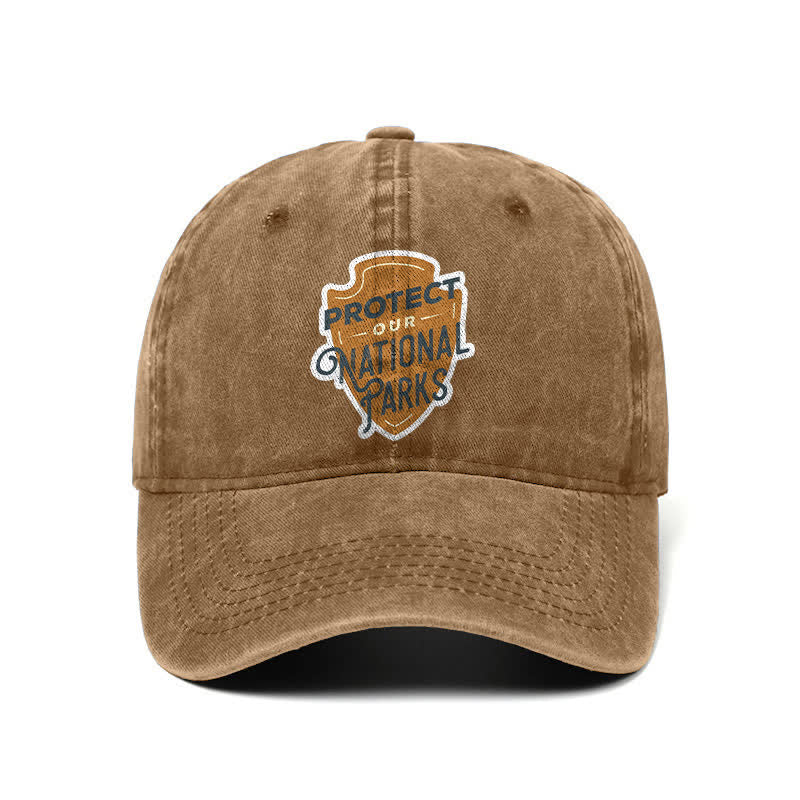 Camping Schützen Sie unsere Nationalparks Verstellbare Baseballkappe
