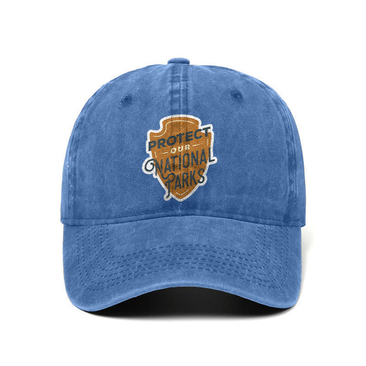 Camping Schützen Sie unsere Nationalparks Verstellbare Baseballkappe