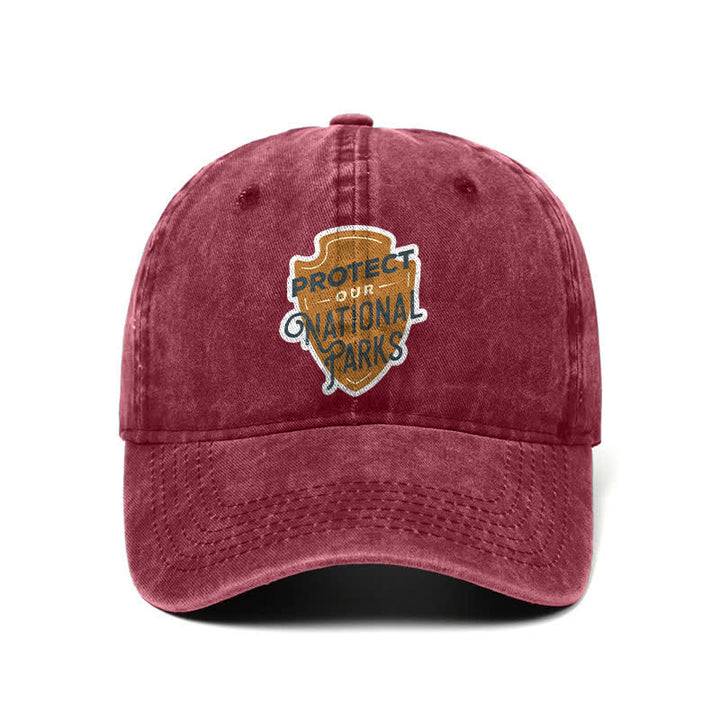Camping Schützen Sie unsere Nationalparks Verstellbare Baseballkappe