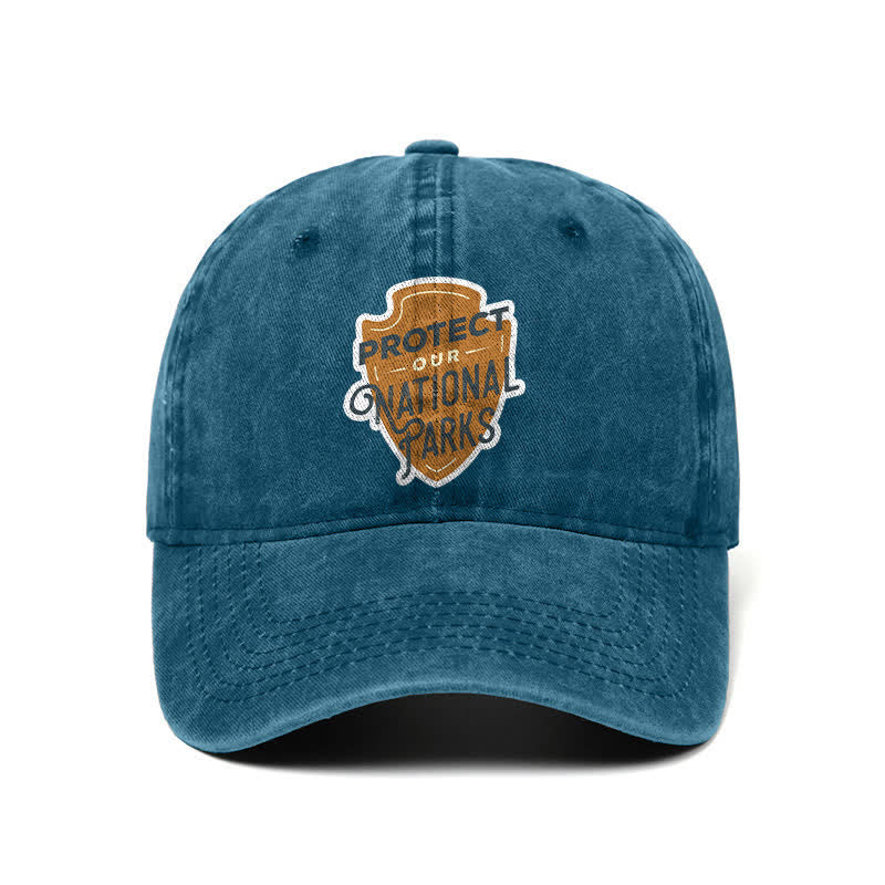 Camping Schützen Sie unsere Nationalparks Verstellbare Baseballkappe