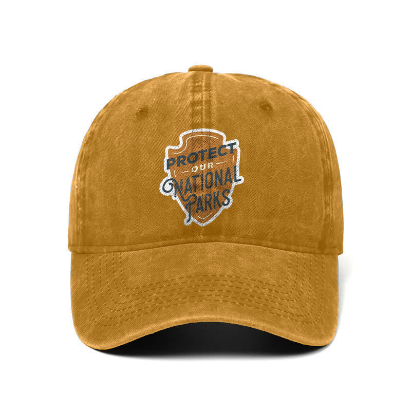 Camping Schützen Sie unsere Nationalparks Verstellbare Baseballkappe