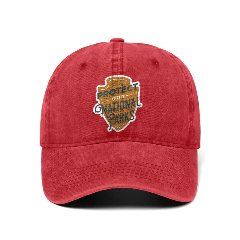 Camping Schützen Sie unsere Nationalparks Verstellbare Baseballkappe