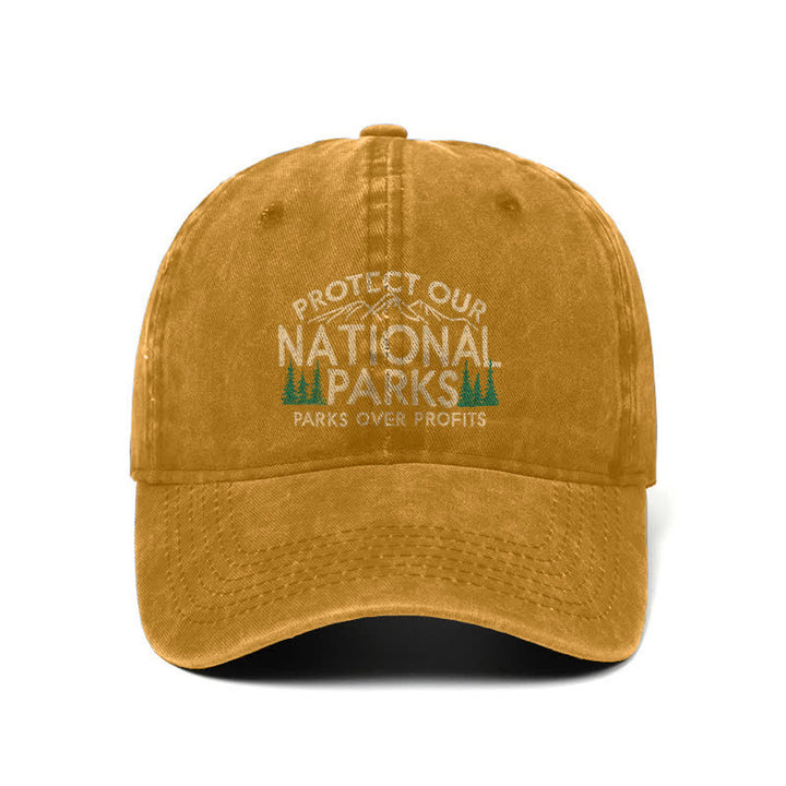 Schützen Sie unsere Nationalparks, Parks über Profit, verstellbare Baseballkappe