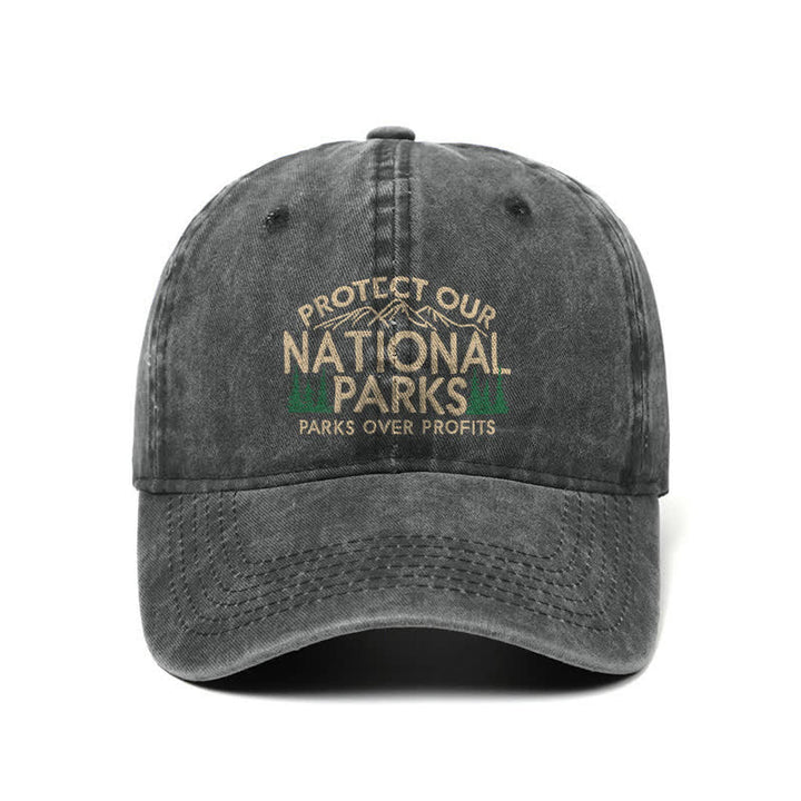 Schützen Sie unsere Nationalparks, Parks über Profit, verstellbare Baseballkappe