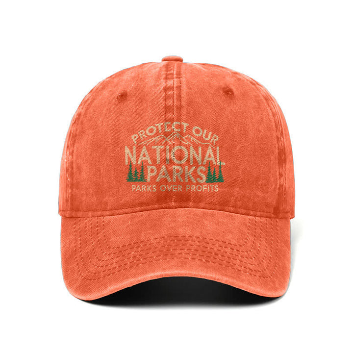 Schützen Sie unsere Nationalparks, Parks über Profit, verstellbare Baseballkappe