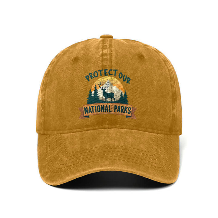Schützen Sie unsere Nationalparks Deer Resist verstellbare Baseballkappe