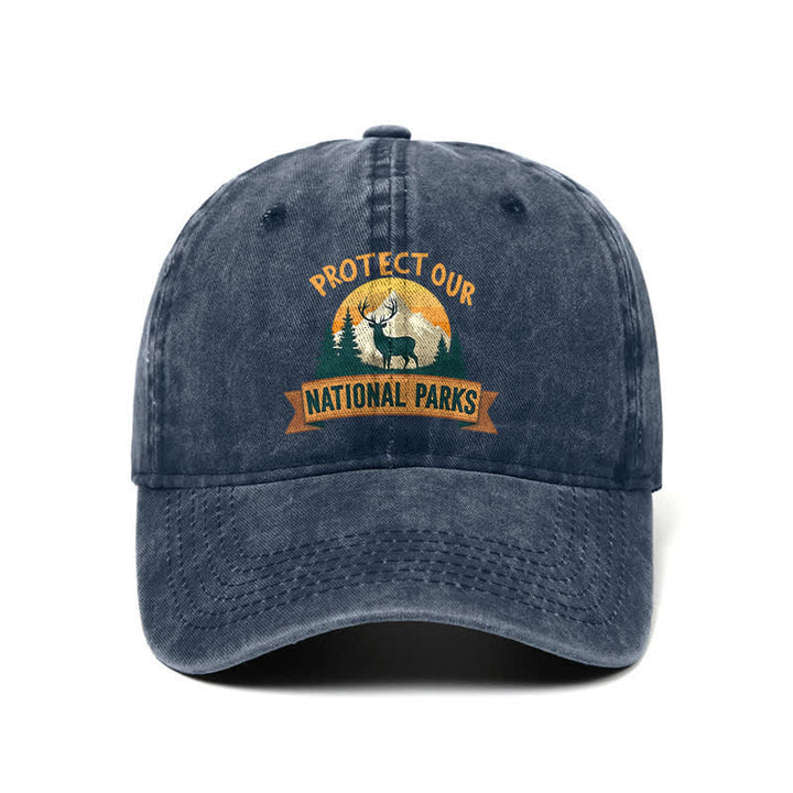Schützen Sie unsere Nationalparks Deer Resist verstellbare Baseballkappe