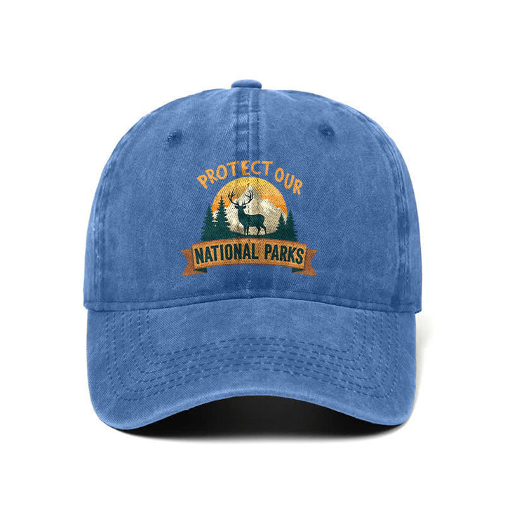 Schützen Sie unsere Nationalparks Deer Resist verstellbare Baseballkappe