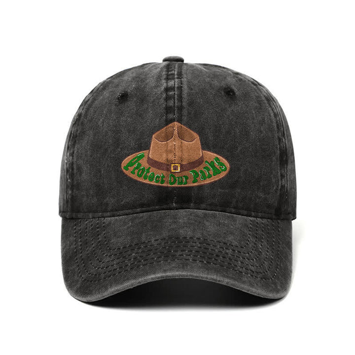 Schützen Sie unsere Parks Cowboyhut Druck verstellbar Baseball