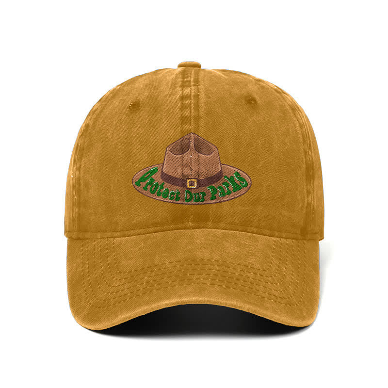 Schützen Sie unsere Parks Cowboyhut Druck verstellbar Baseball