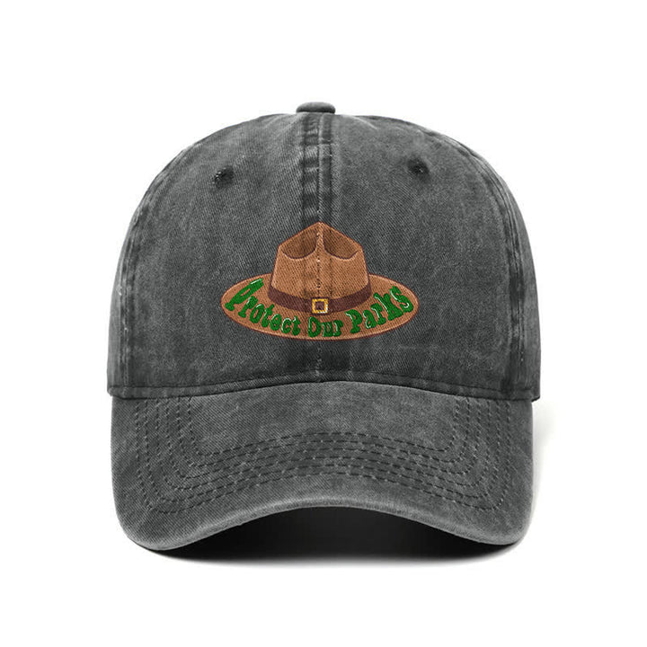 Schützen Sie unsere Parks Cowboyhut Druck verstellbar Baseball