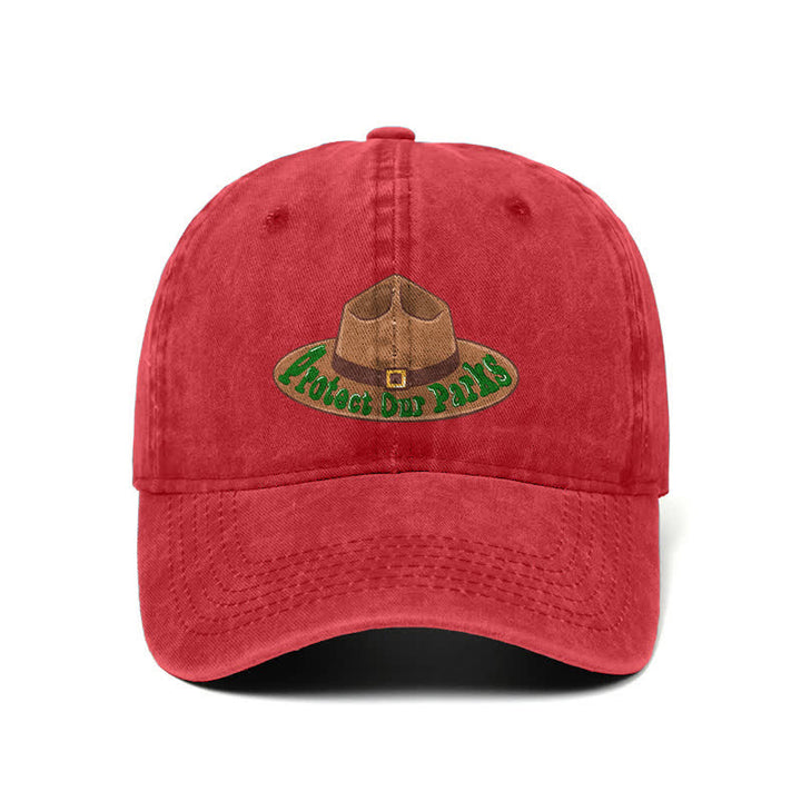 Schützen Sie unsere Parks Cowboyhut Druck verstellbar Baseball