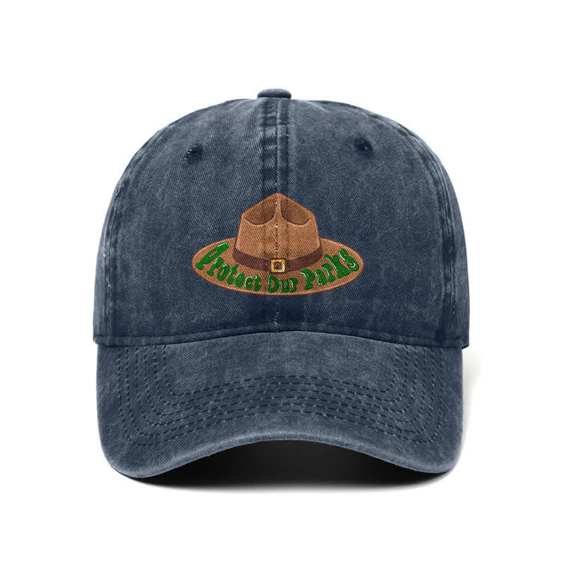 Schützen Sie unsere Parks Cowboyhut Druck verstellbar Baseball