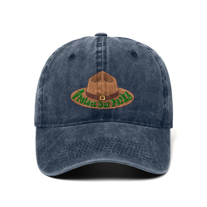Schützen Sie unsere Parks Cowboyhut Druck verstellbar Baseball