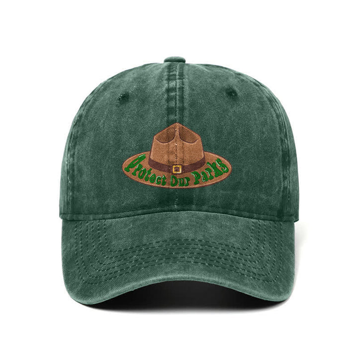 Schützen Sie unsere Parks Cowboyhut Druck verstellbar Baseball