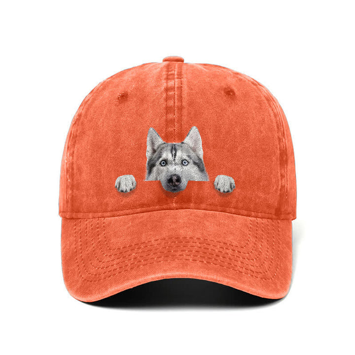 Baseballkappe für Husky-Hundeliebhaber, verstellbar